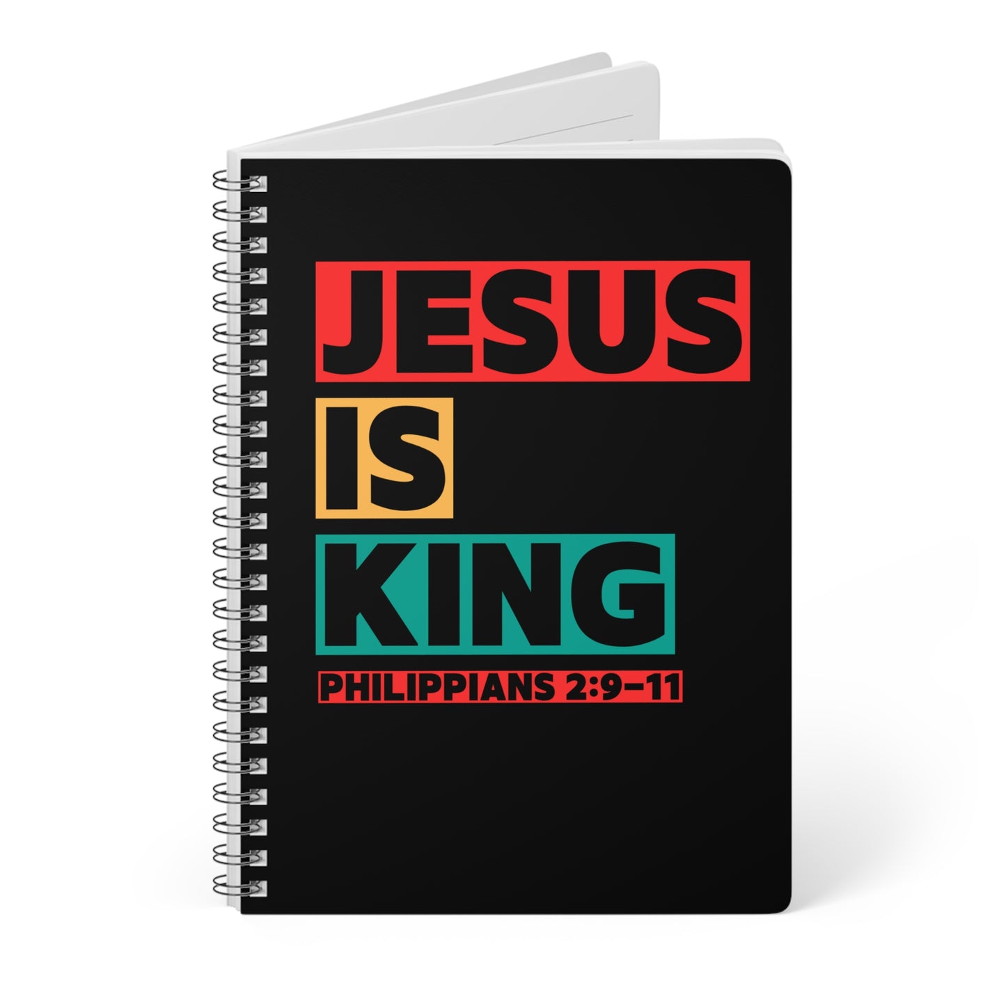 Jesus Is King Philippians (1) Wirobound Softcover Notebook, A5