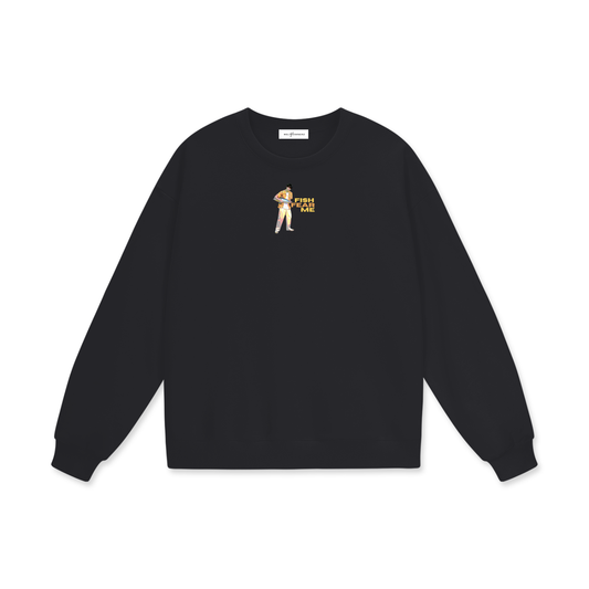 Fish Fear Me (Jin) Heavyweight Drop Shoulder Sweatshirt