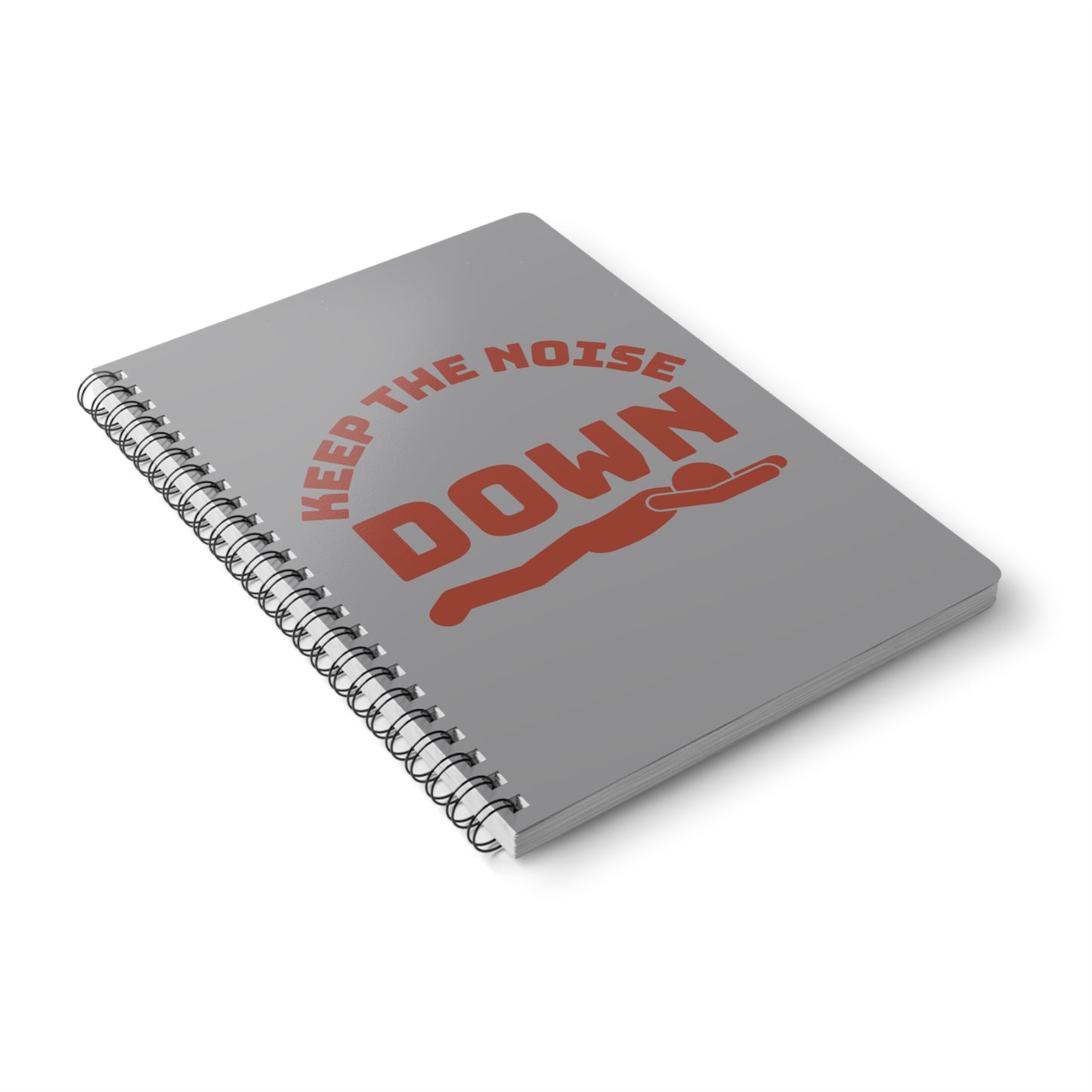 Keep The Noise Down (2) Wirobound Softcover Notebook, A5