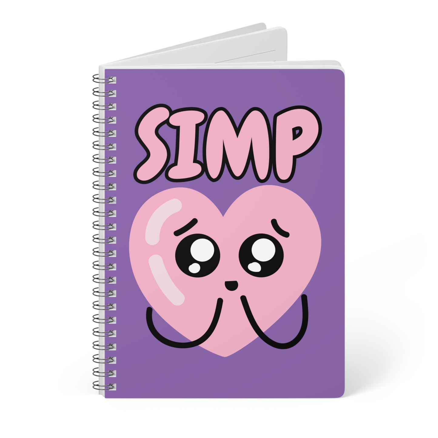 Simp (1) Wirobound Softcover Notebook, A5