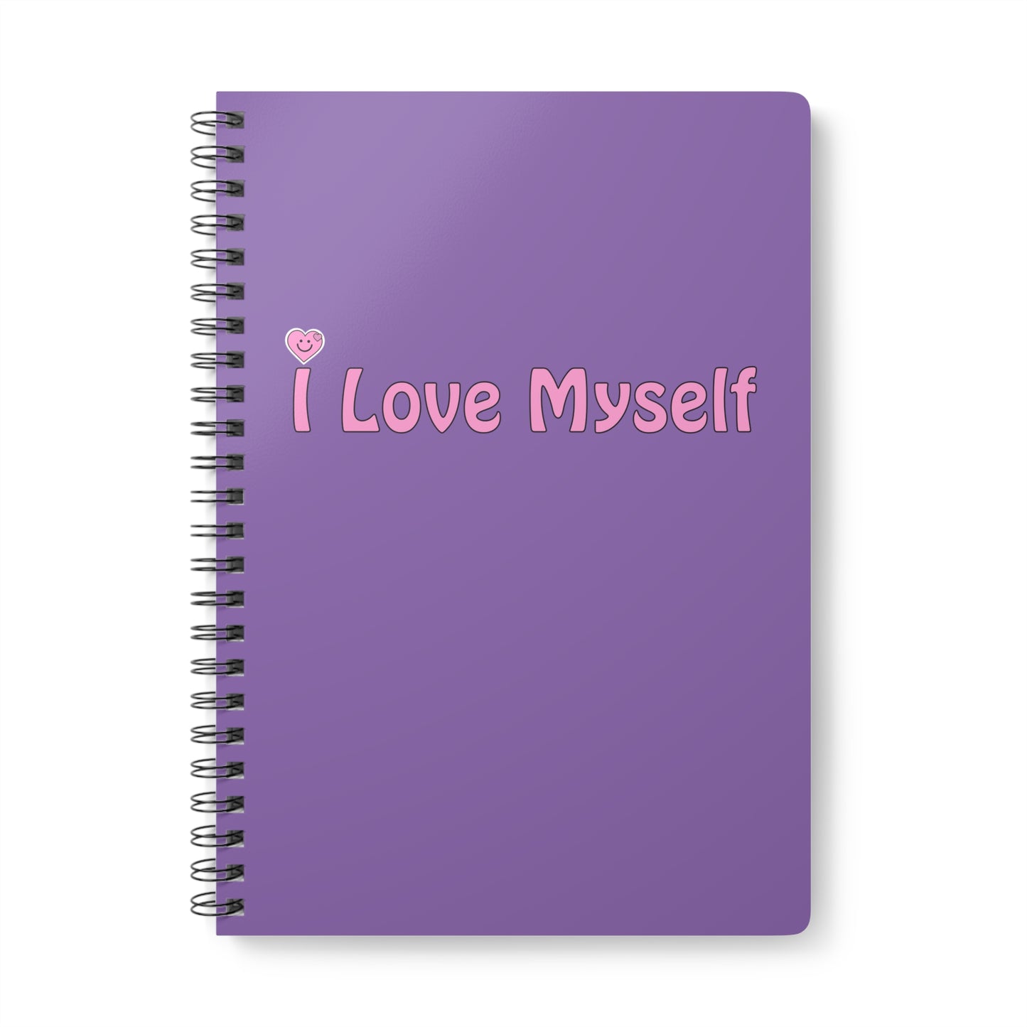 I Love Myself (3) Wirobound Softcover Notebook, A5