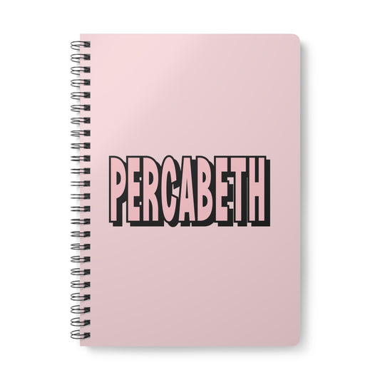Percabeth Pink (Percy Jackson) Wirobound Softcover Notebook, A5