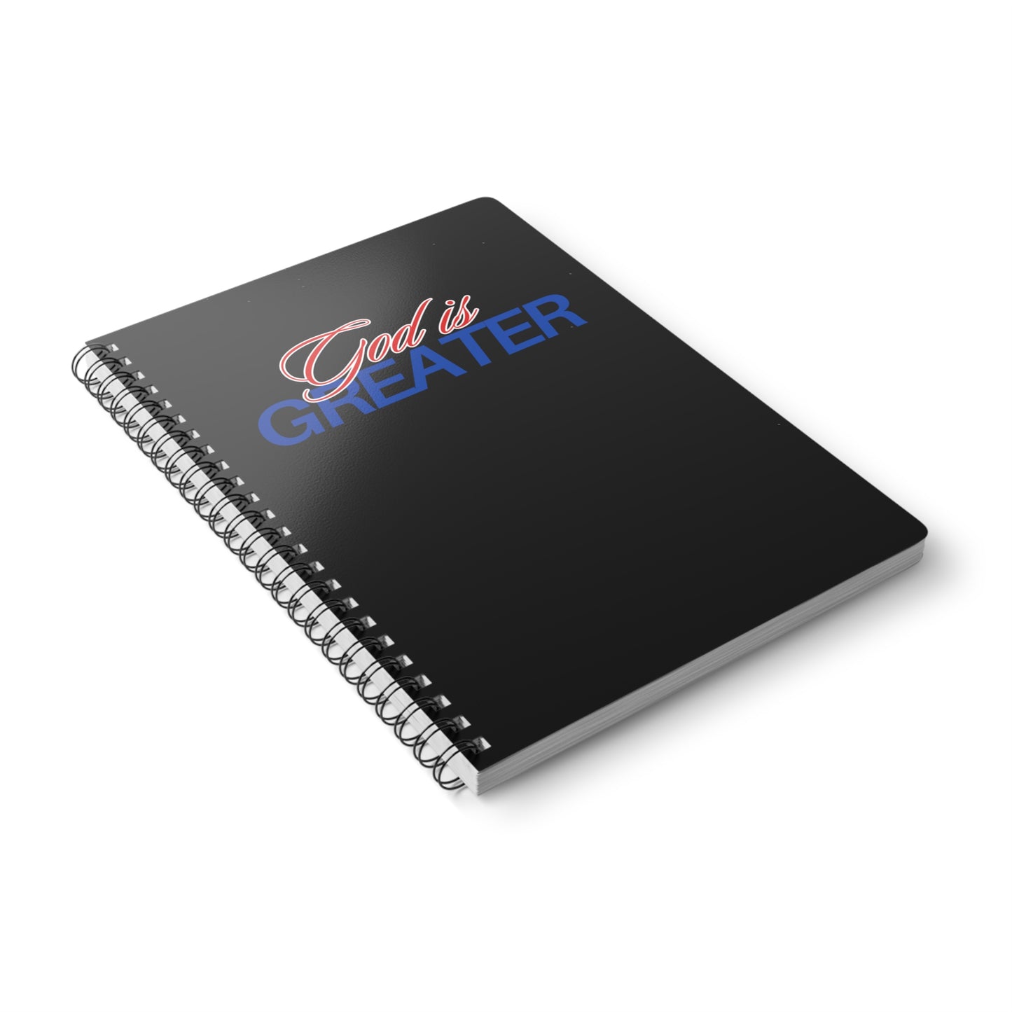God Is Greater Wirobound Softcover Notebook, A5