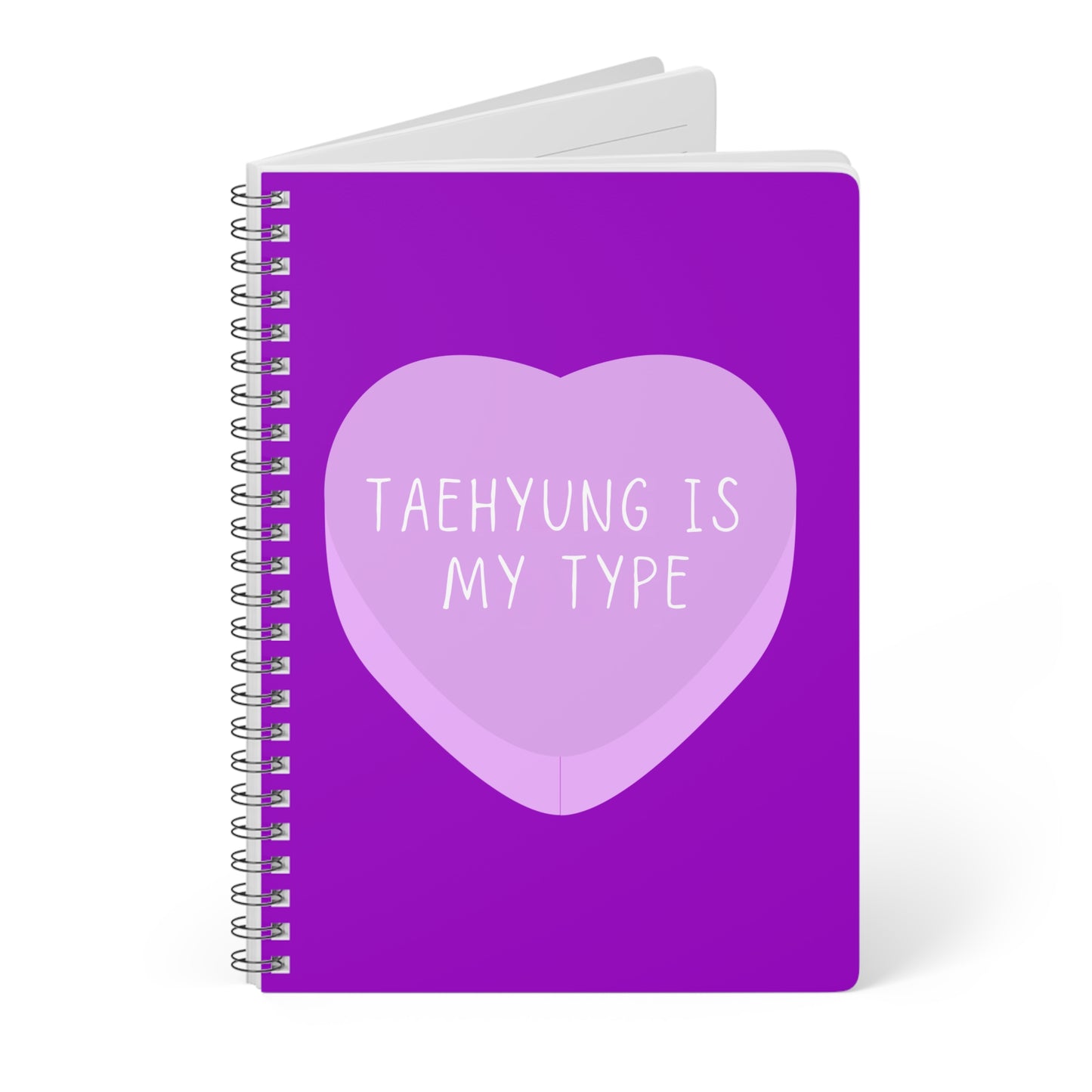 Taehyung Is My Type Wirobound Softcover Notebook, A5