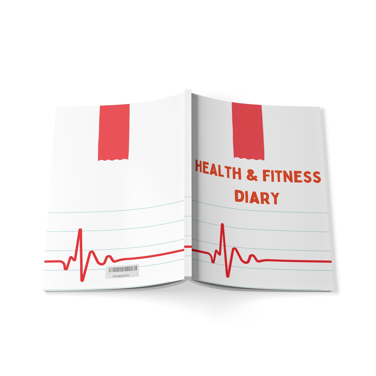 Health & Fitness Diary, Softcover Notebook, A5