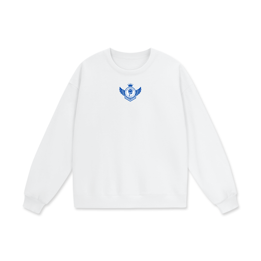 Meltdownerz United (Blue) Heavyweight Drop Shoulder Oversized Fleece Sweatshirt