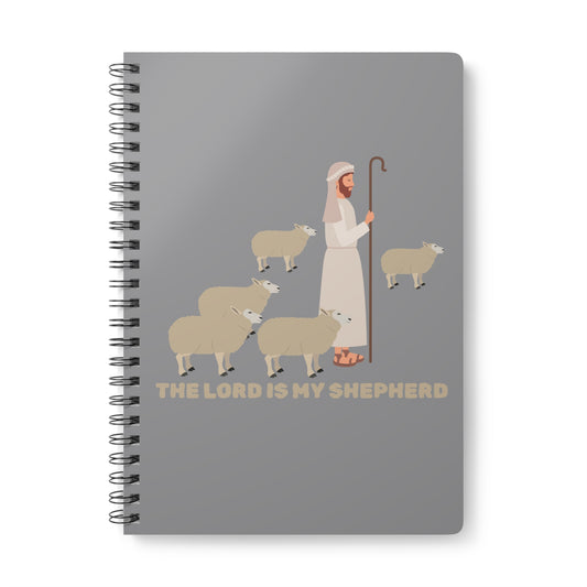 The Lord Is My Shepherd (1) Wirobound Softcover Notebook, A5
