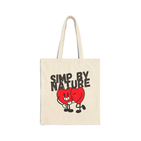 Simp By Nature Cotton Canvas Tote Bag