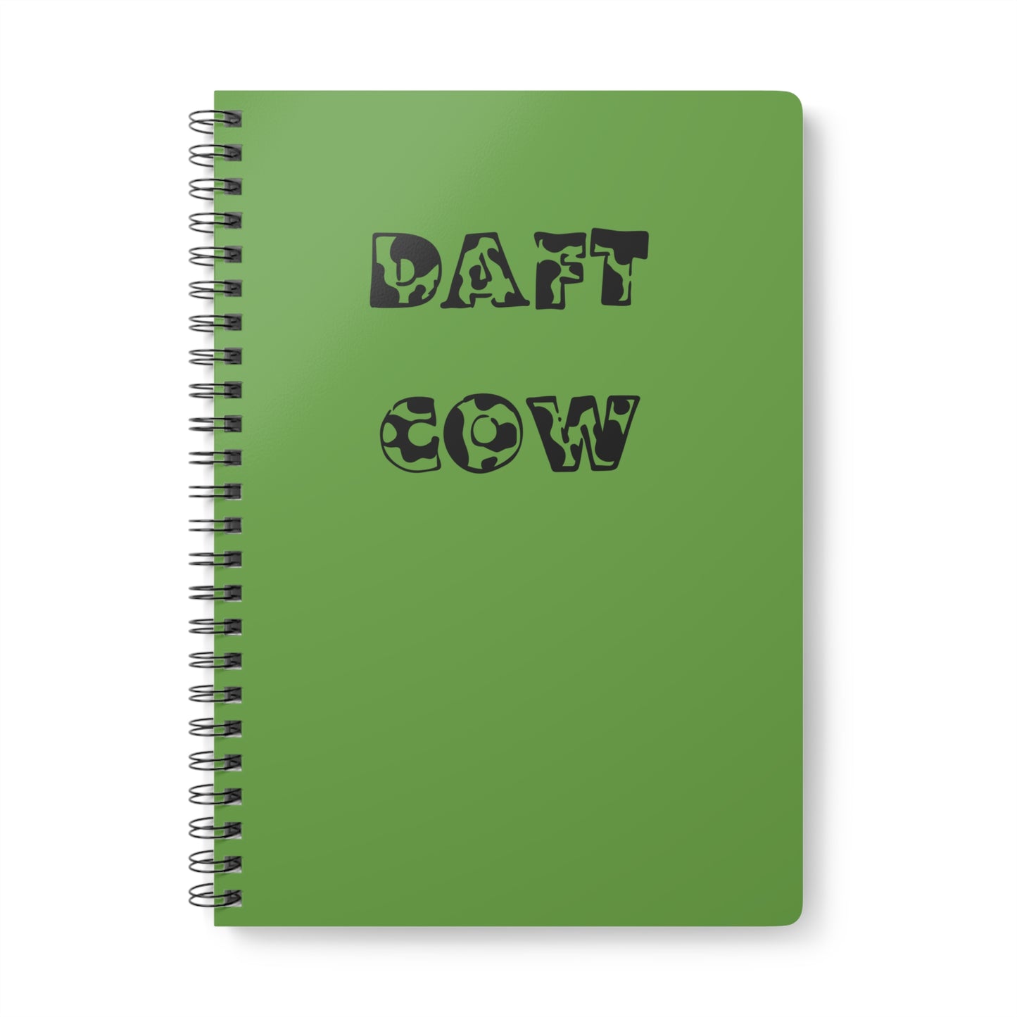 Daft Cow Wirobound Softcover Notebook, A5