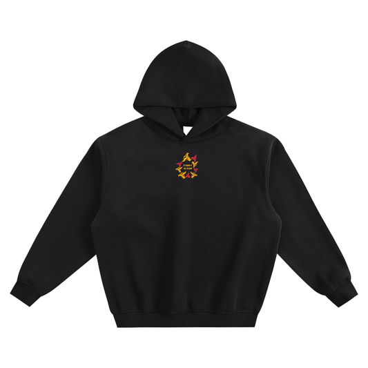 I'd Burn It All Down Fire (Percy Jackson) Fleeced Boxy Hoodie