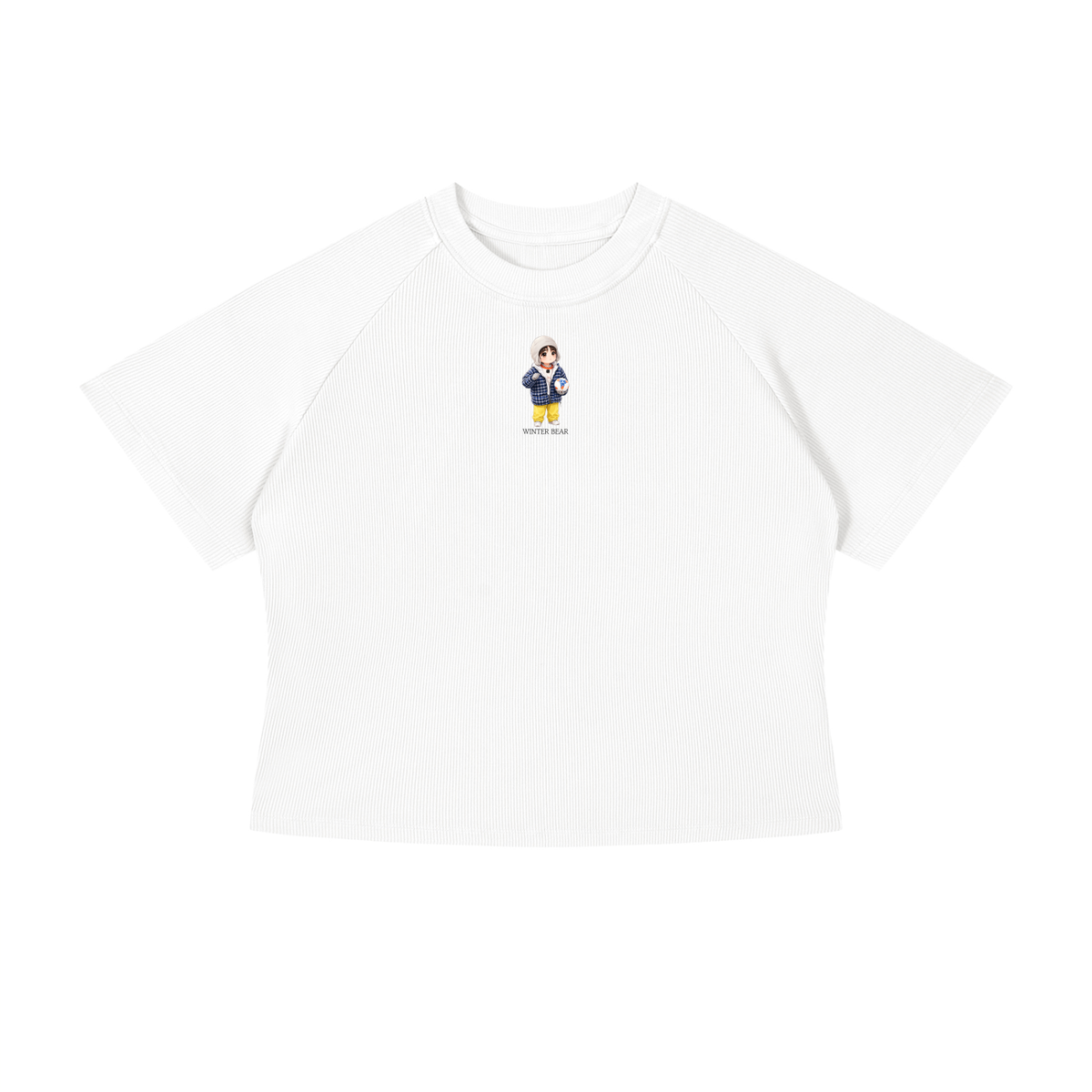 Winter Bear (Taehyung) Crop T-Shirt