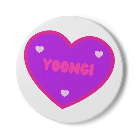 Yoongi Ceramic Coaster