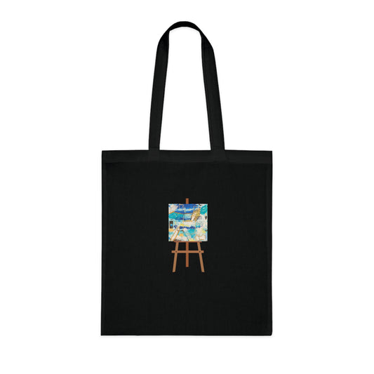 Portal Island (Easel) Cotton Tote