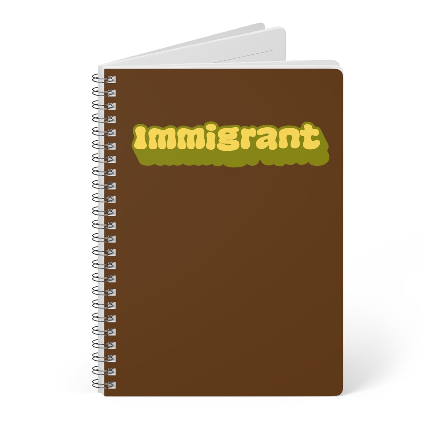 Immigrant (2) Wirobound Softcover Notebook, A5
