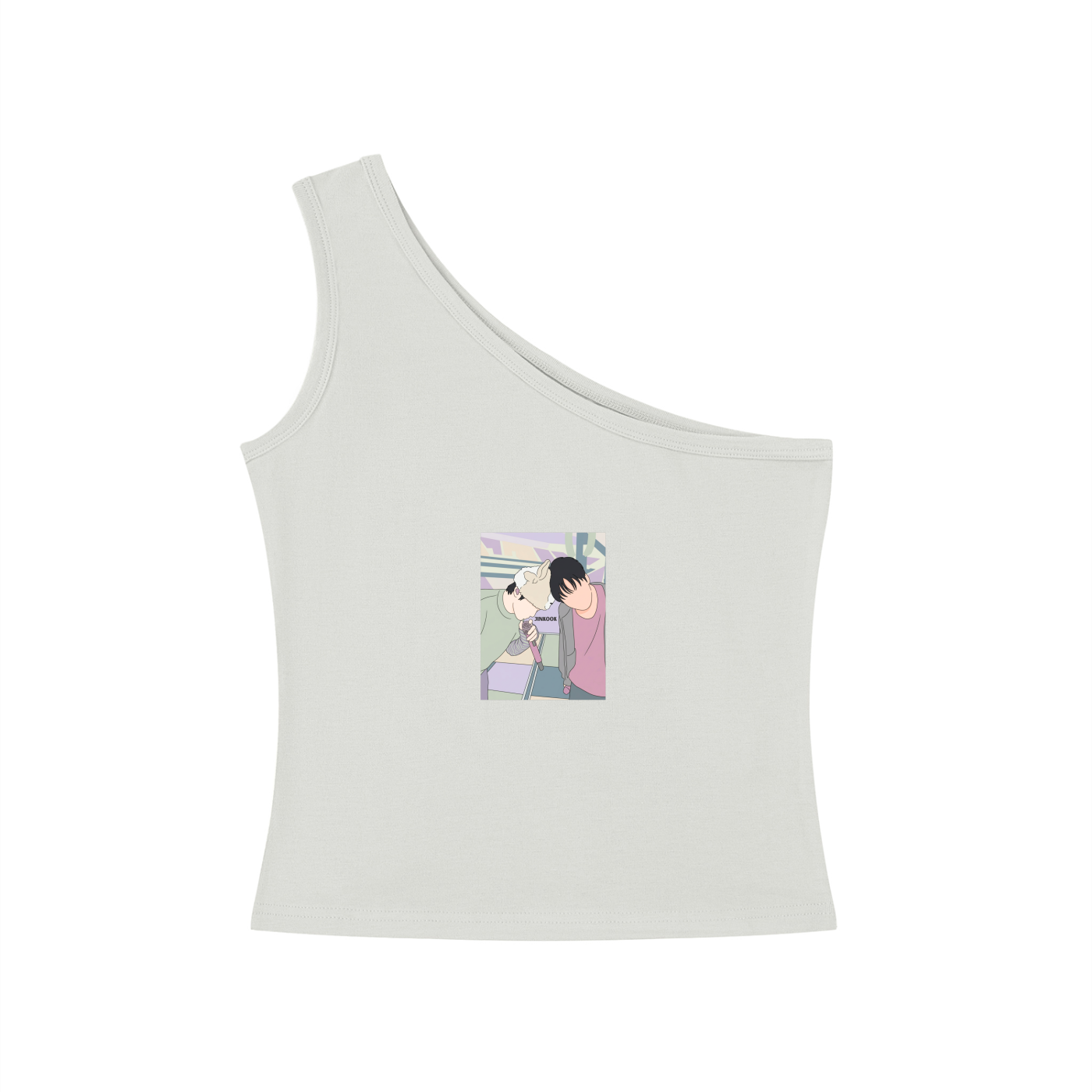 Jinkook (Jin & Jungkook) One-Shoulder Crop T Shirt