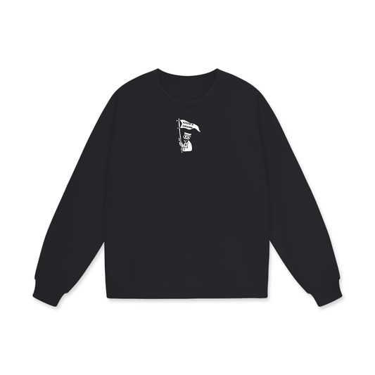 Autistic & Surviving Heavyweight Drop Shoulder Oversized Fleece Sweatshirt