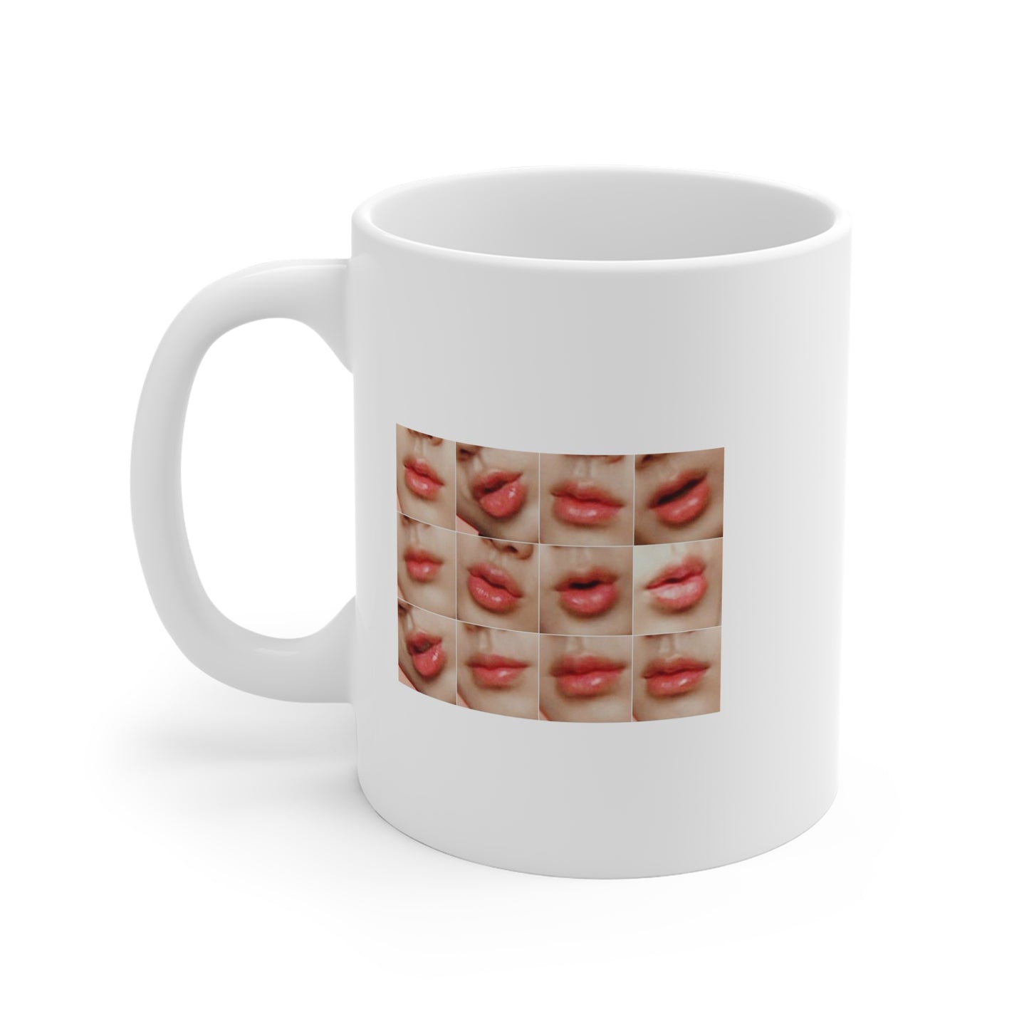 Jin's Lips 11oz White Mug