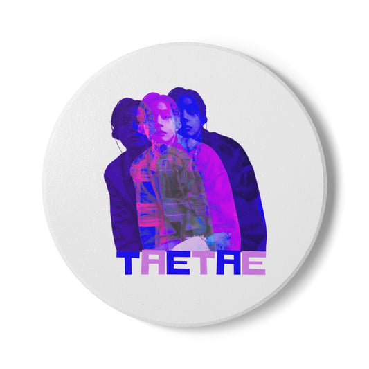 TaeTae (Purple) Ceramic Coaster