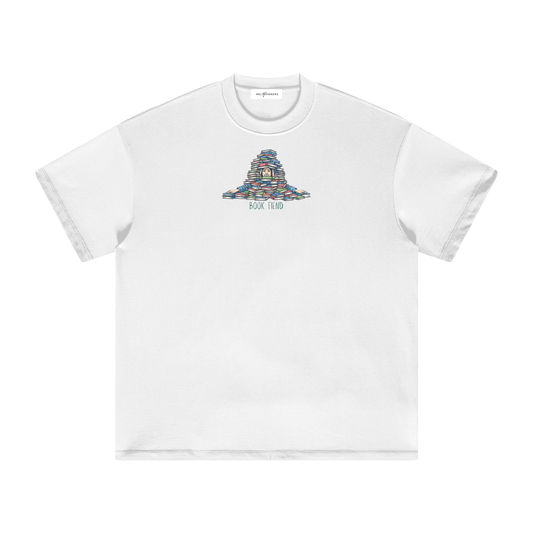 Book Fiend (Pile) Heavyweight T-Shirt