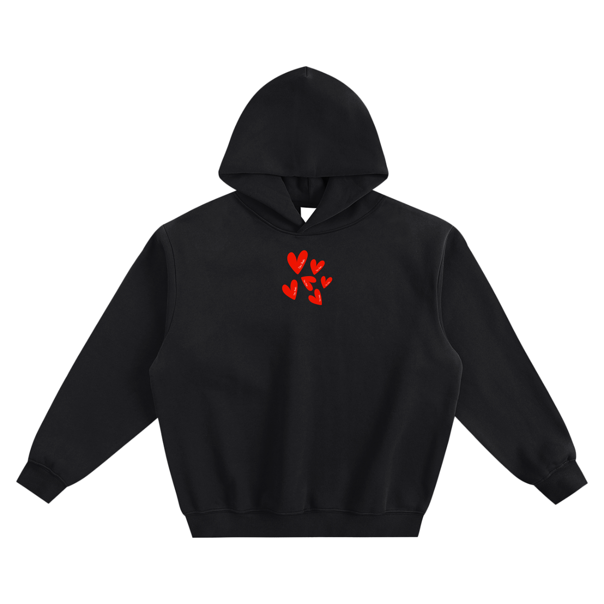 Thicc Books (Heart) Fleeced Boxy Hoodie