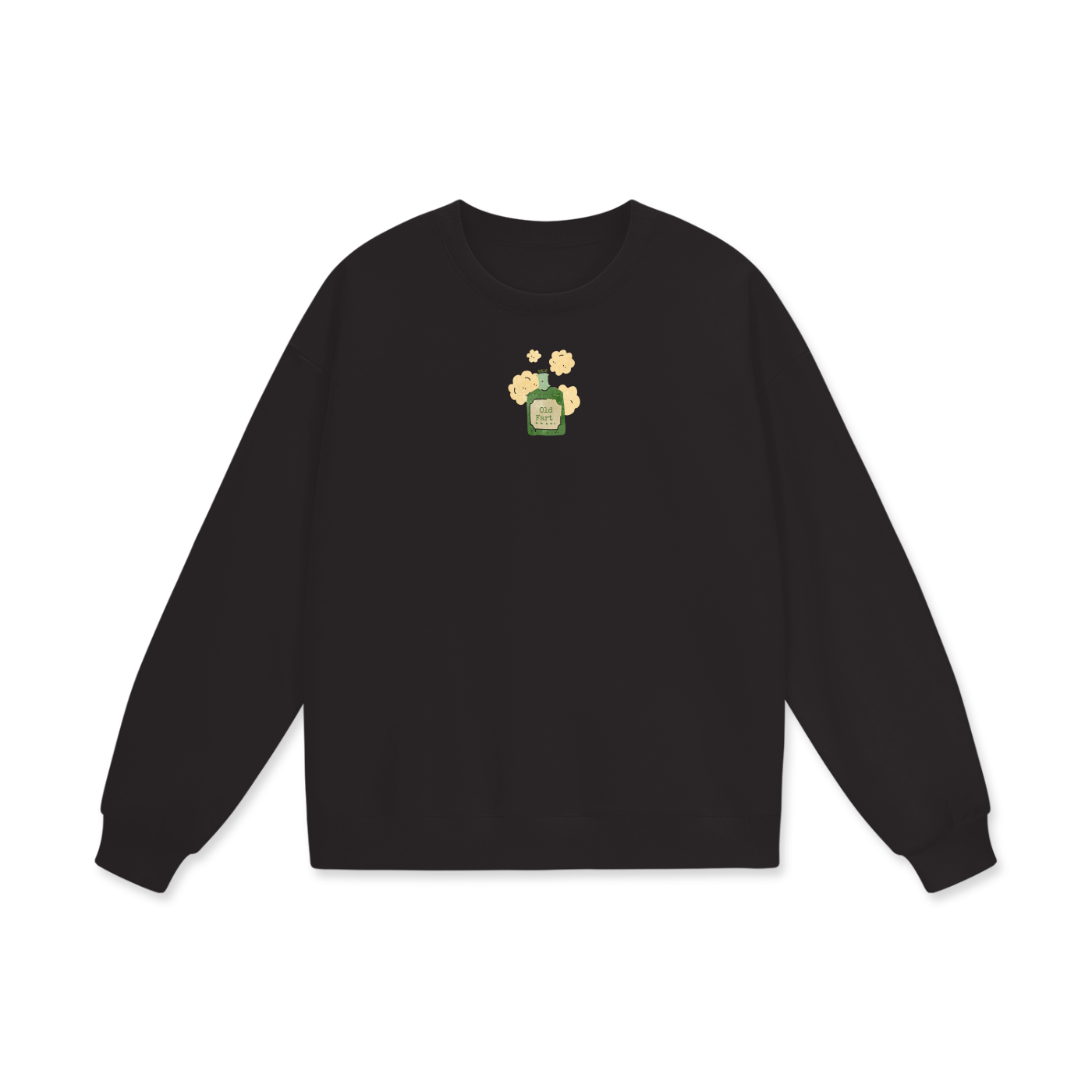 Old Fart (Jar) Heavyweight Drop Shoulder Oversized Fleece Sweatshirt