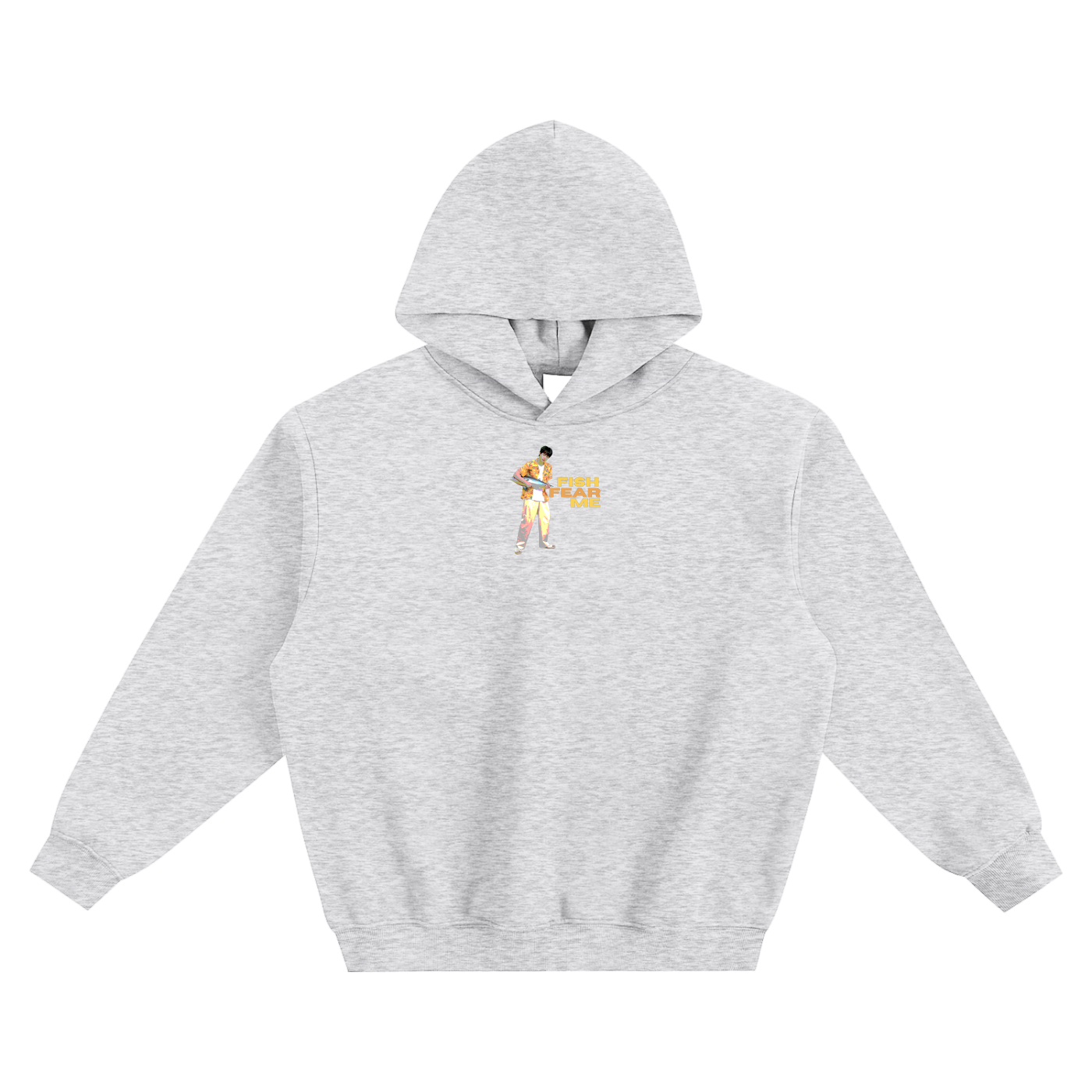 Fish Fear Me (Jin) Fleeced Boxy Hoodie