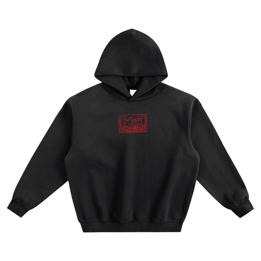 Neurospicy (Ramen) Fleeced Boxy Hoodie