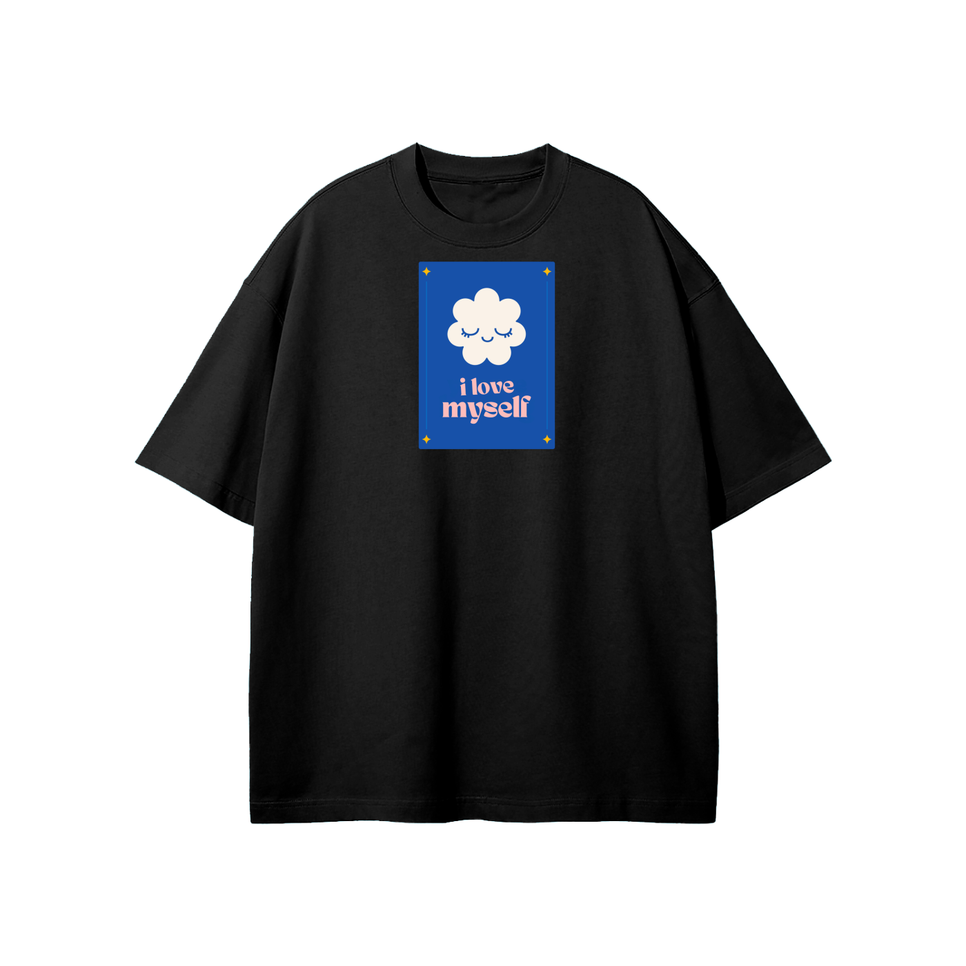 I Love Myself Streetwear Heavyweight Loose Fit T-Shirt