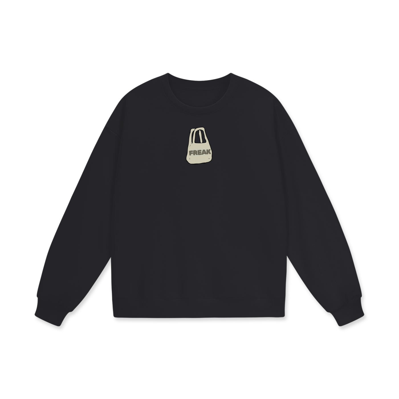 Freak Heavyweight Drop Shoulder Oversized Fleece Sweatshirt