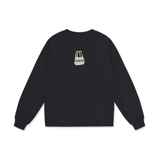 Freak Heavyweight Drop Shoulder Oversized Fleece Sweatshirt