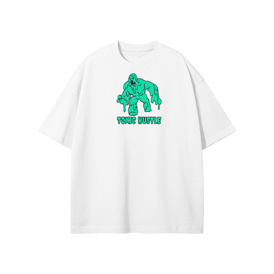 Toxic Hustle (Ghoul) Streetwear Heavyweight Loose Fit T-Shirt