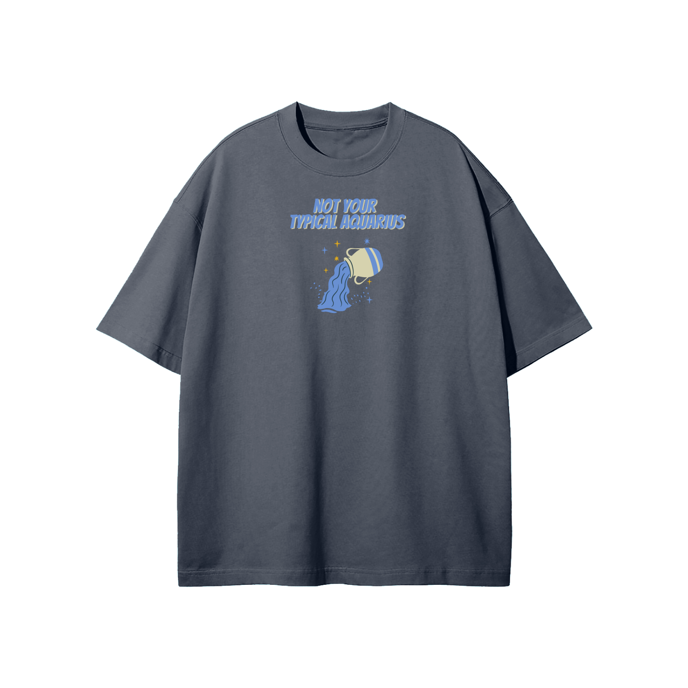 Not Your Typical Aquarius Streetwear Heavyweight Loose Fit T-Shirt