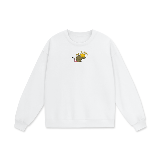 Rags To Riches Heavyweight Drop Shoulder Oversized Fleece Sweatshirt