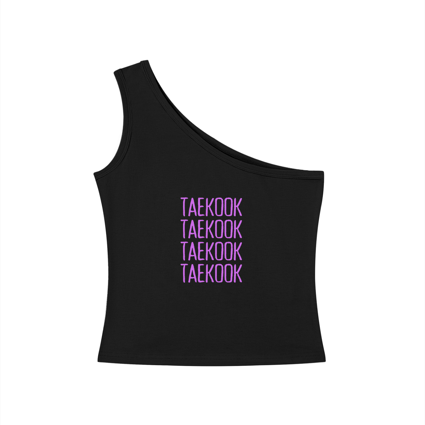 Taekook (Taehyung & Jungkook x 4) One-Shoulder Crop T Shirt
