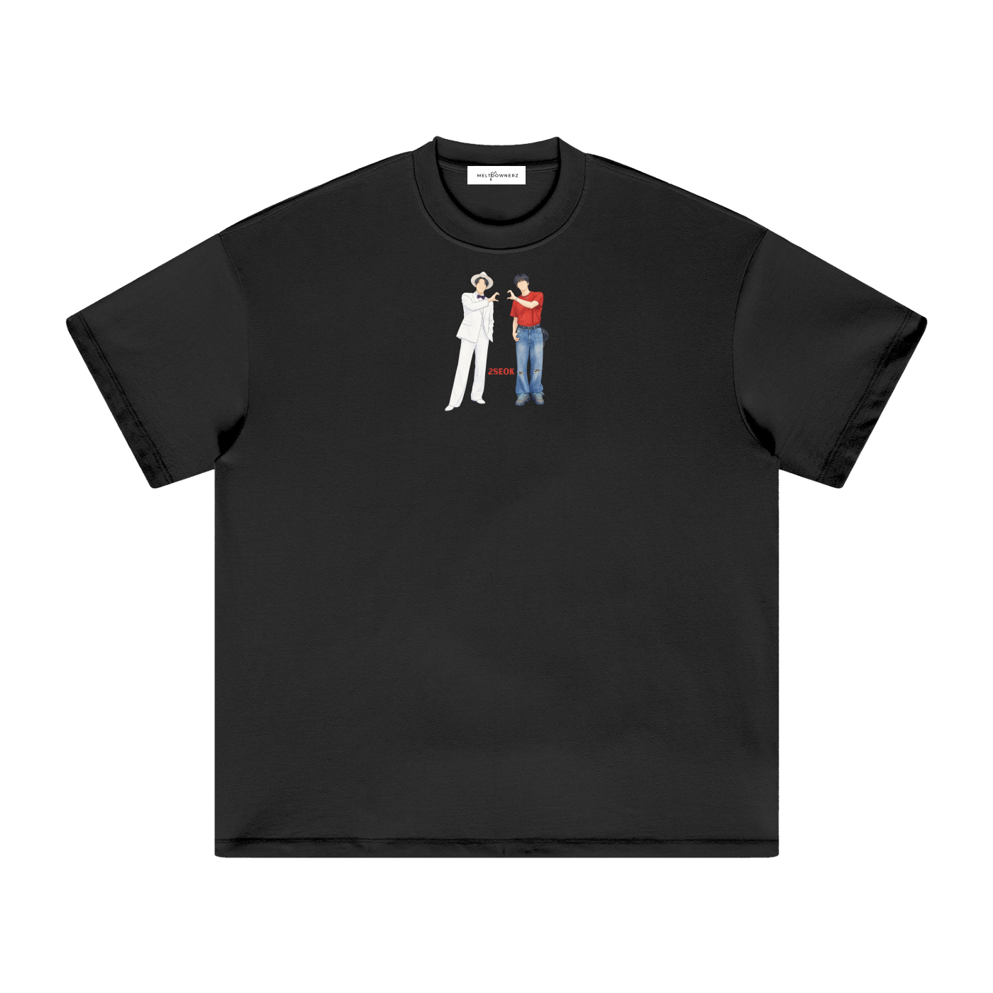 2Seok (Jin & J Hope) Heavyweight Earth Tone T-Shirt