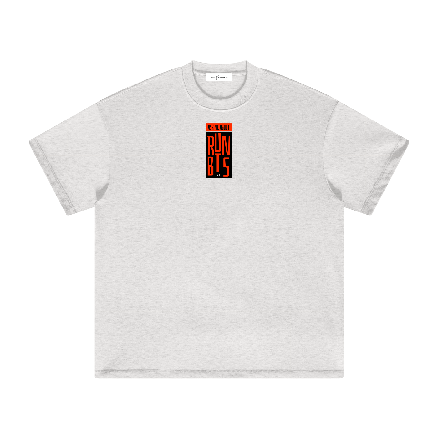 Ask Me About Run BTS 2.0 Heavyweight Earth Tone T-Shirt