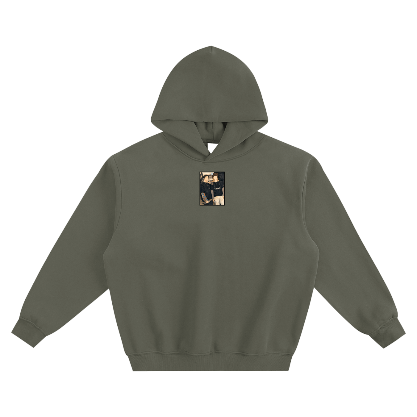 Jikook (Jimin & Jungkook) Fleeced Boxy Hoodie