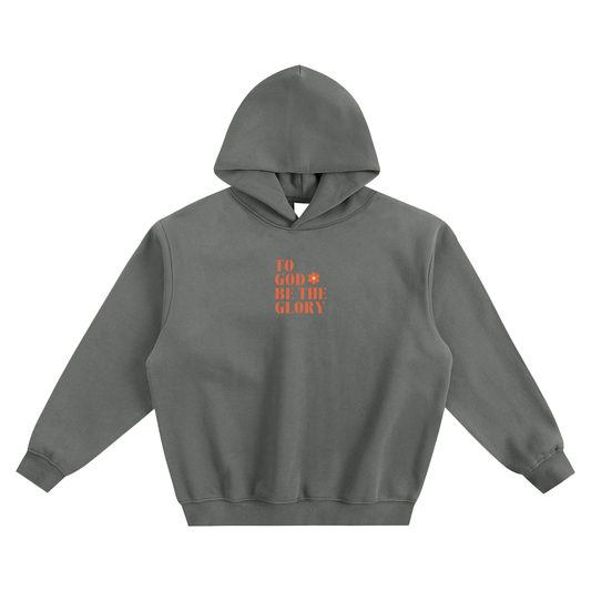 To God Be The Glory Fleeced Boxy Hoodie