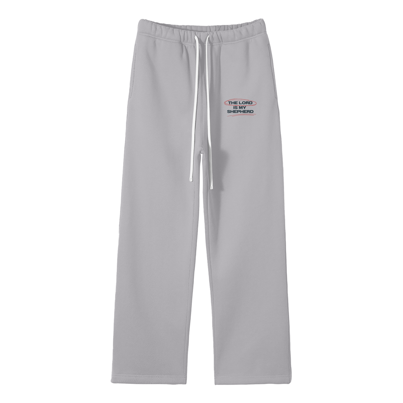 The Lord Is My Shepherd Streetwear Fleece Straight Leg Pants