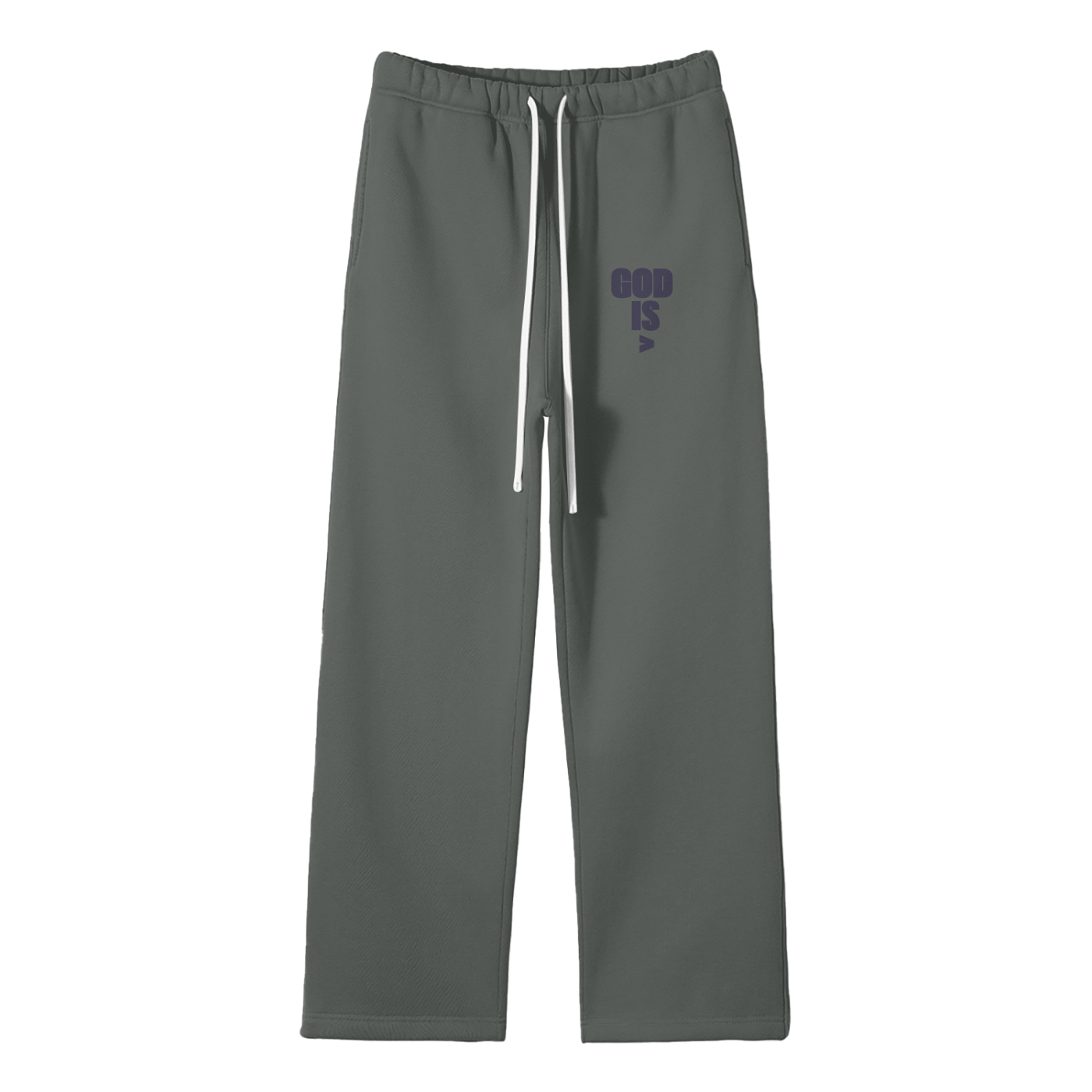 God Is > Streetwear Fleece Straight Leg Pants