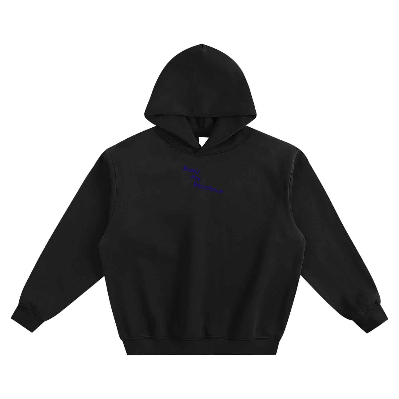 Books Are Resistance Fleeced Boxy Hoodie