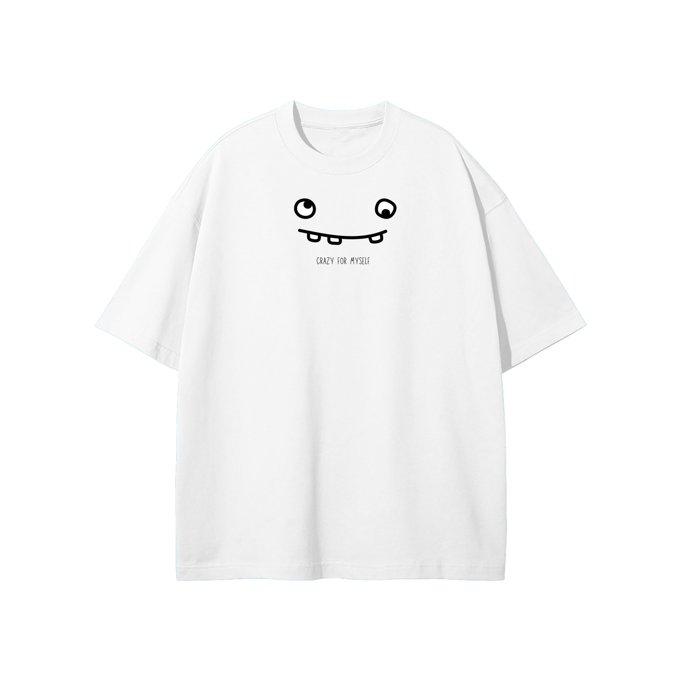 Crazy For Myself Streetwear Heavyweight Loose Fit T-Shirt