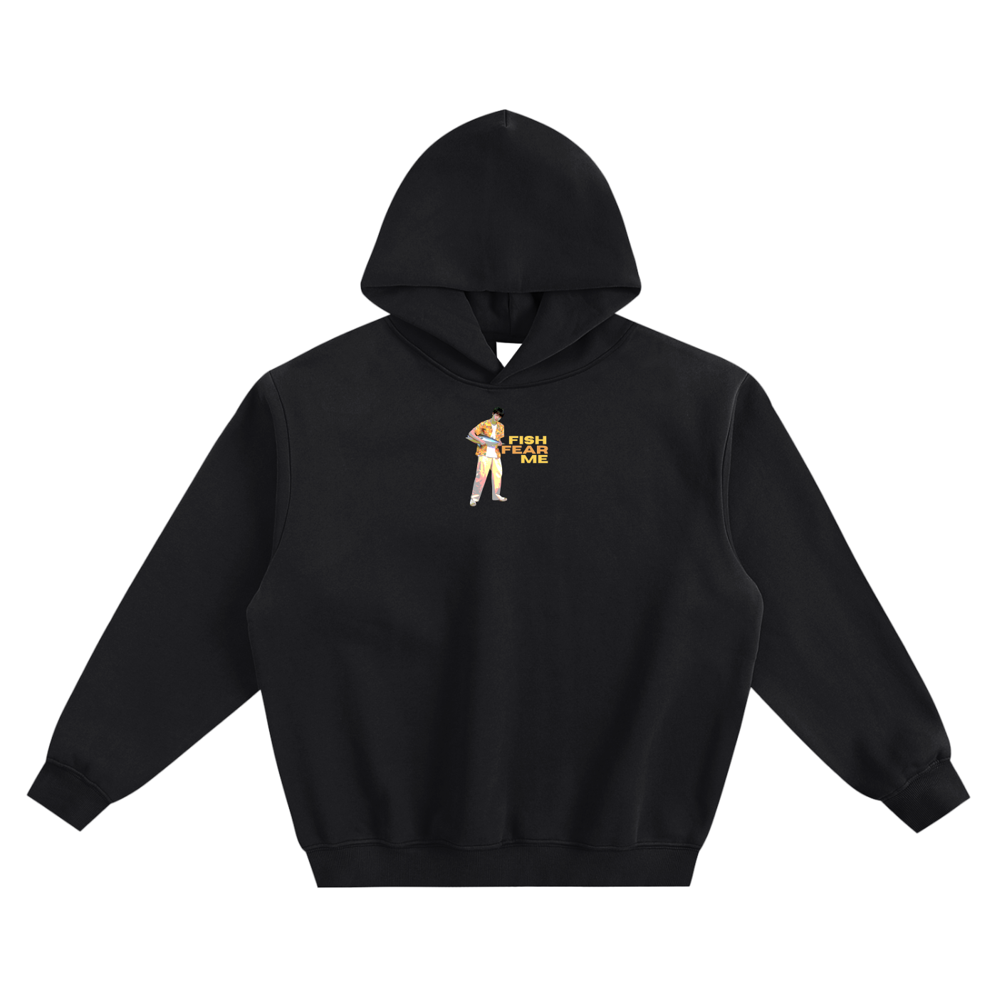 Fish Fear Me (Jin) Fleeced Boxy Hoodie
