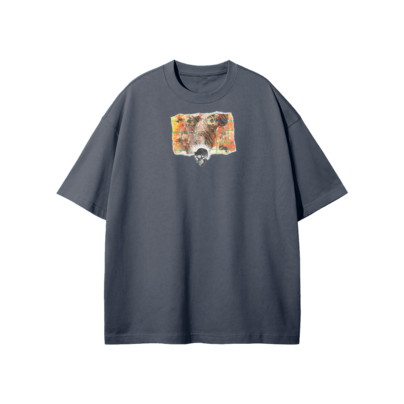 Dmitri (Skull) Streetwear Heavyweight Loose Fit T-Shirt