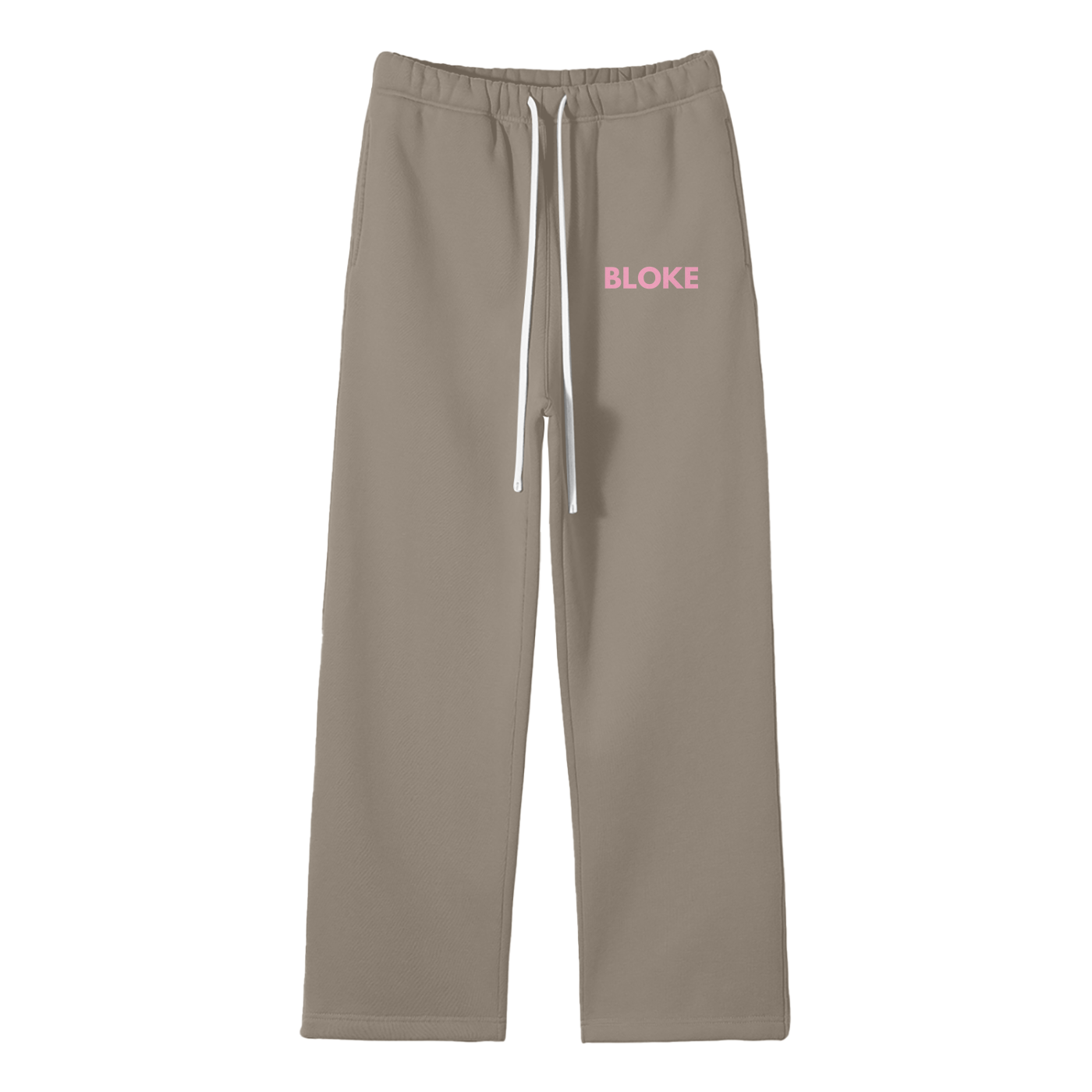 Bloke Streetwear Fleece Straight Leg Pants