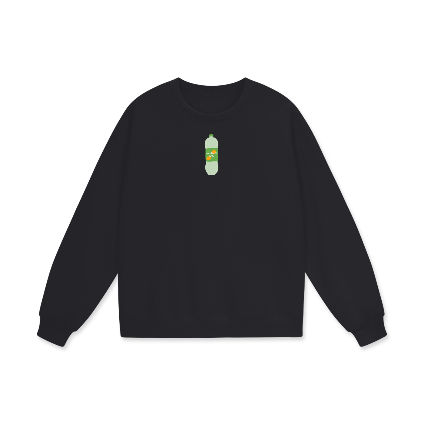 Don't Bottle It Up Heavyweight Drop Shoulder Oversized Fleece Sweatshirt