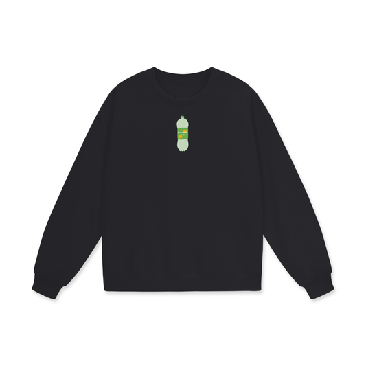 Don't Bottle It Up Heavyweight Drop Shoulder Oversized Fleece Sweatshirt
