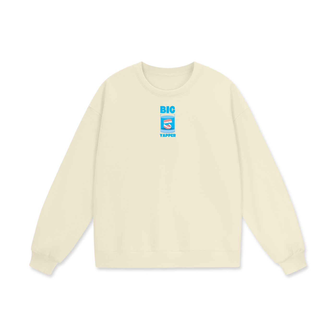 Big Yapper Heavyweight Drop Shoulder Oversized Fleece Sweatshirt