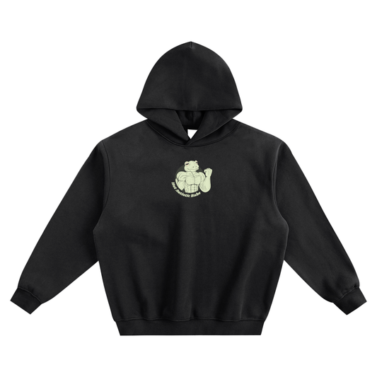Hot Autistic Babe Fleeced Boxy Hoodie