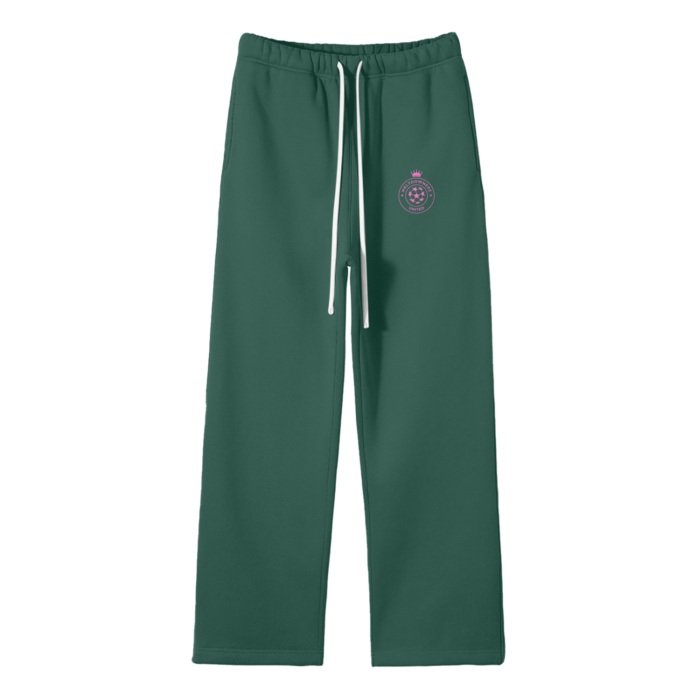Meltdownerz United Streetwear Fleece Straight Leg Pants